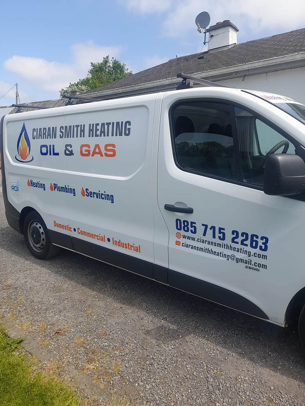 Ciaran Smith Heating Van
